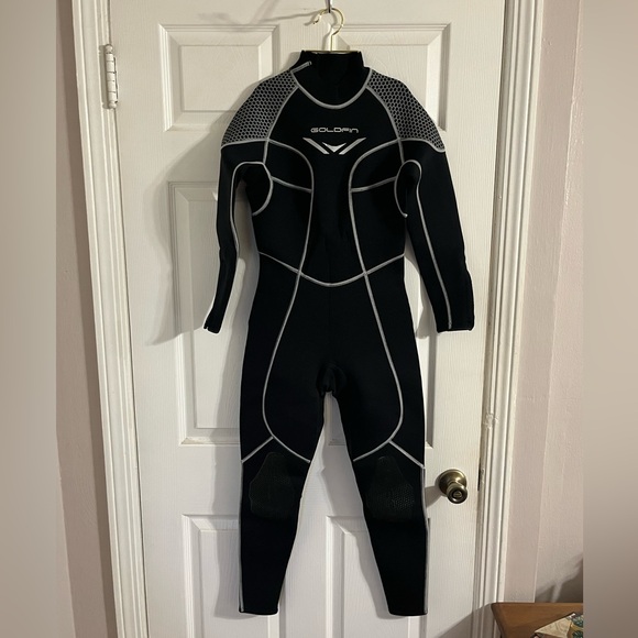 Women's Black Wetsuit goldfin - Picture 1 of 8